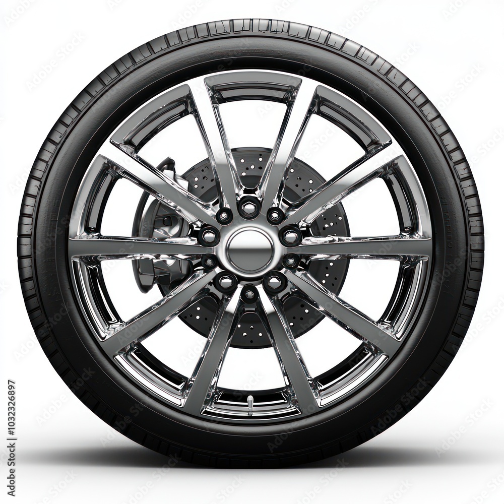 Chic Sport Tire with Silver Alloy Rim Chic Sport Tire with Silver Alloy Rim