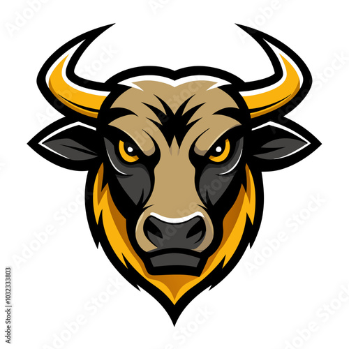 head of bull mascot