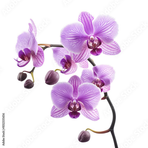 Beautiful purple orchid with elegant petals.