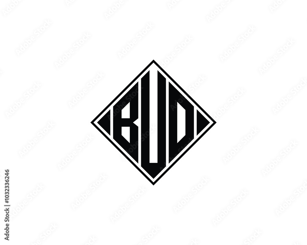 BUO logo design vector template. BUO BUO logo design vector template. BUO