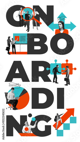 Картината върху платно Welcoming new members with guidance and support ensures smooth integration into team