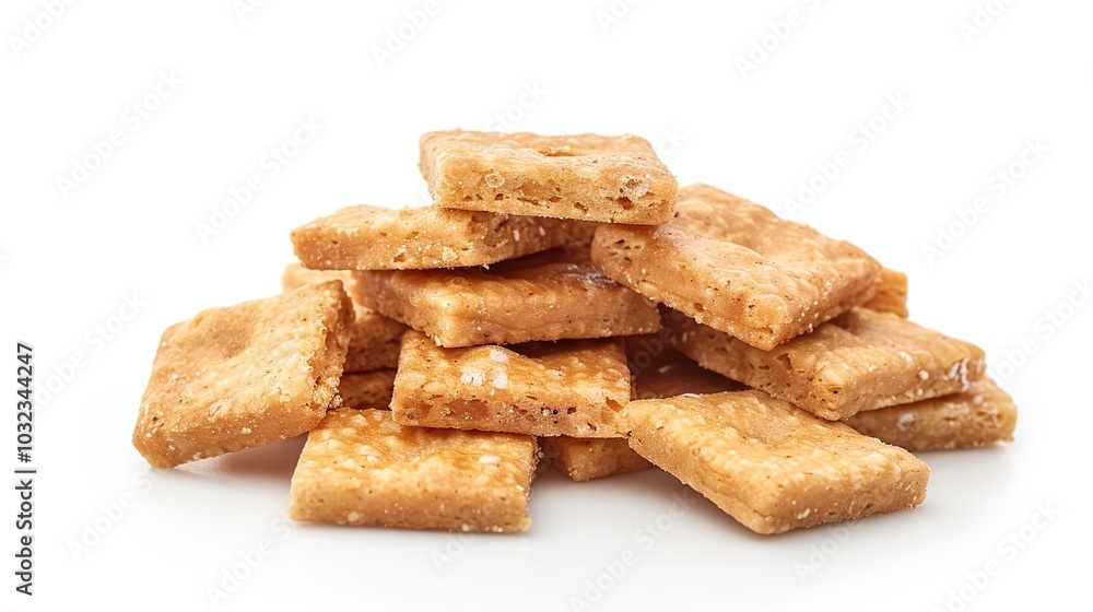 A Snack on White Background - a delicious and inviting visual. The snack placed on a pure white backdrop creates an appealing and mouthwatering scene. A Snack on White Background - a delicious and inviting visual. The snack placed on a pure white backdrop creates an appealing and mouthwatering scene.