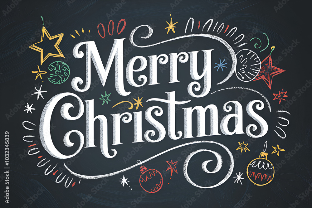 A festive design featuring the words A festive design featuring the words