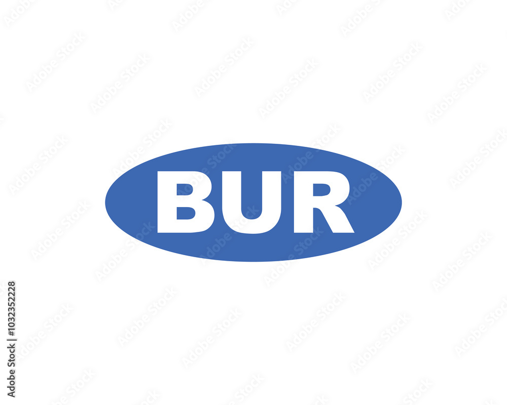 BUR logo design vector template. BUR BUR logo design vector template. BUR