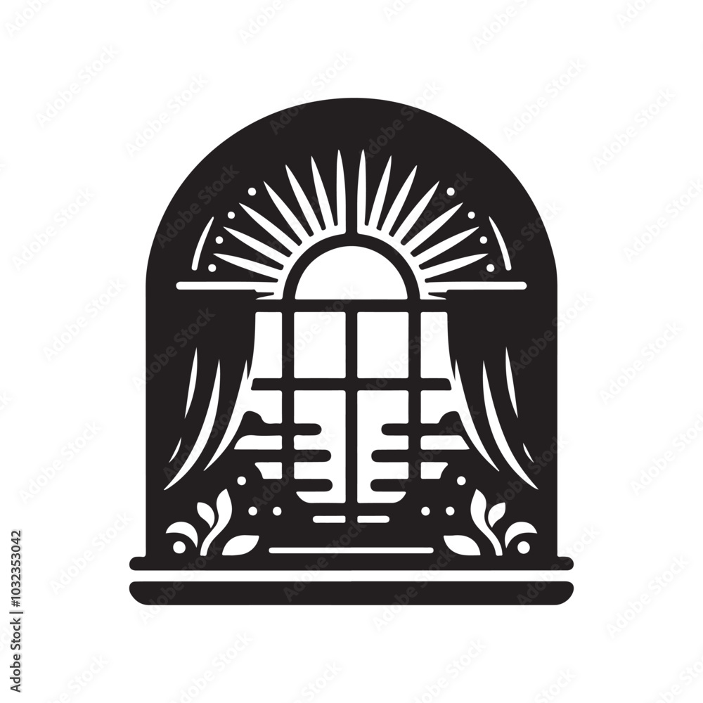 Stunning Windoor Silhouette Vector Graphics for Creative Projects Stunning Windoor Silhouette Vector Graphics for Creative Projects