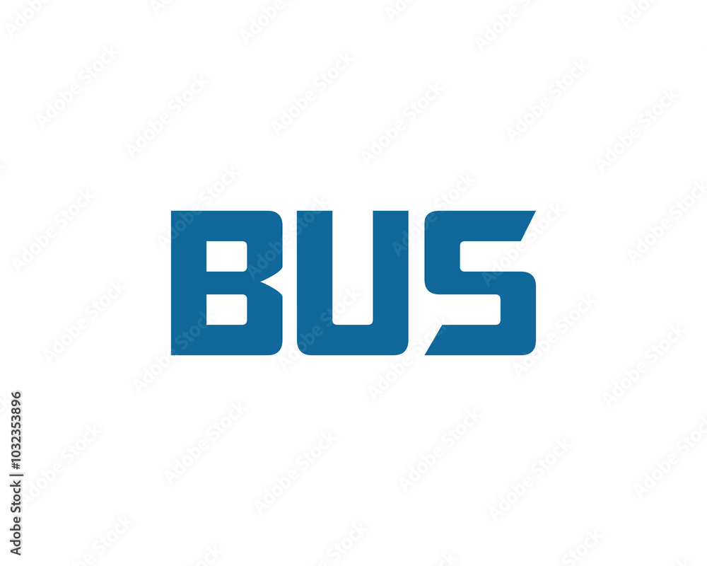 BUS logo design vector template. BUS BUS logo design vector template. BUS