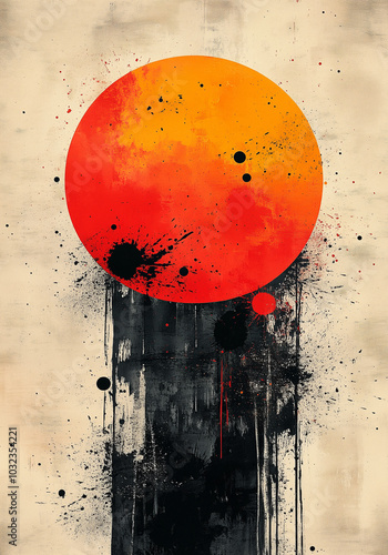 Fesselnder Party Flyer Hintergrund, perfekt für die Gestaltung von Einladungen, Ausstellungen und Veranstaltungen, mit viel Platz für kreative Texte.