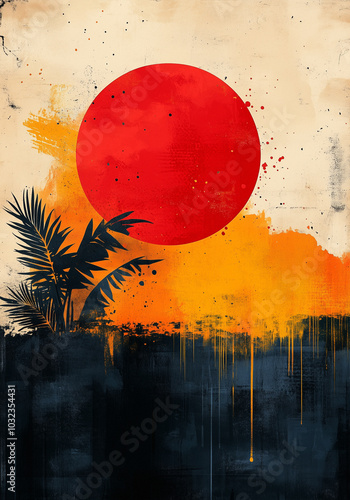 Kreativer Party Flyer Hintergrund, ideal für das Platzieren von Texten für Partys, Ausstellungen oder andere festliche Anlässe, mit ansprechendem und dynamischem Layout.