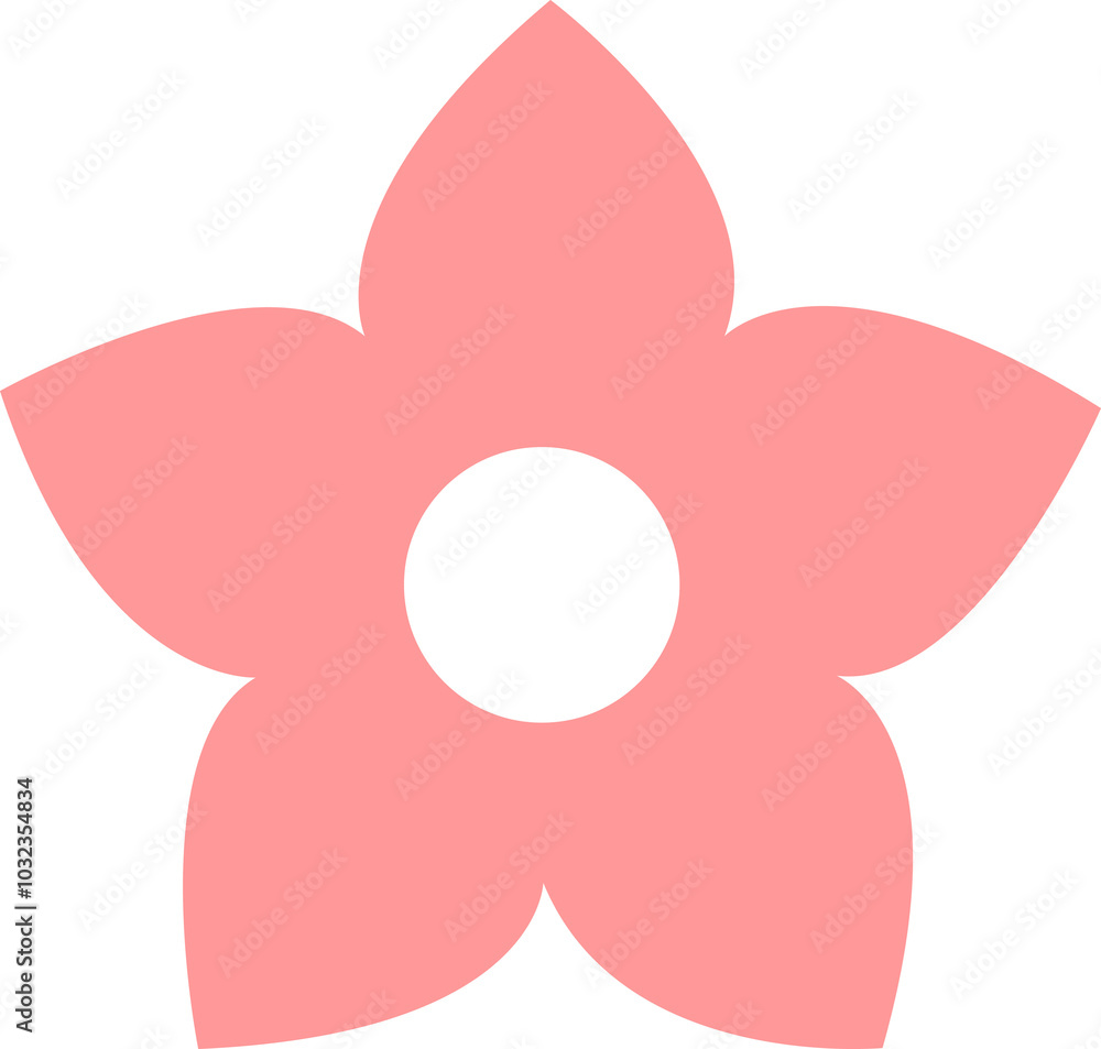Flower clip art design on plain white transparent isolated background for card, shirt, hoodie, sweatshirt, apparel, card, tag, mug, icon, poster or badge Flower clip art design on plain white transparent isolated background for card, shirt, hoodie, sweatshirt, apparel, card, tag, mug, icon, poster or badge