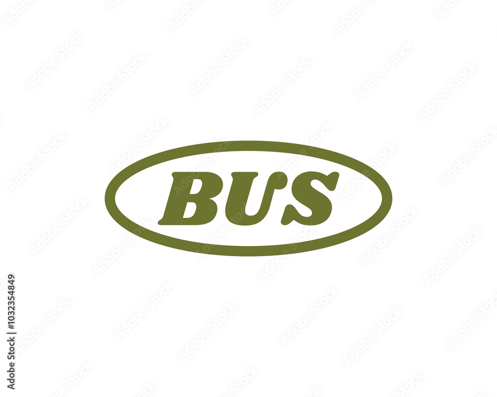 BUS logo design vector template. BUS BUS logo design vector template. BUS