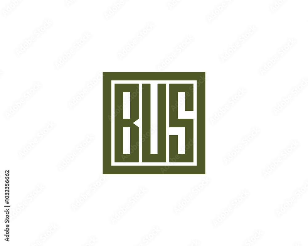 BUS logo design vector template. BUS BUS logo design vector template. BUS