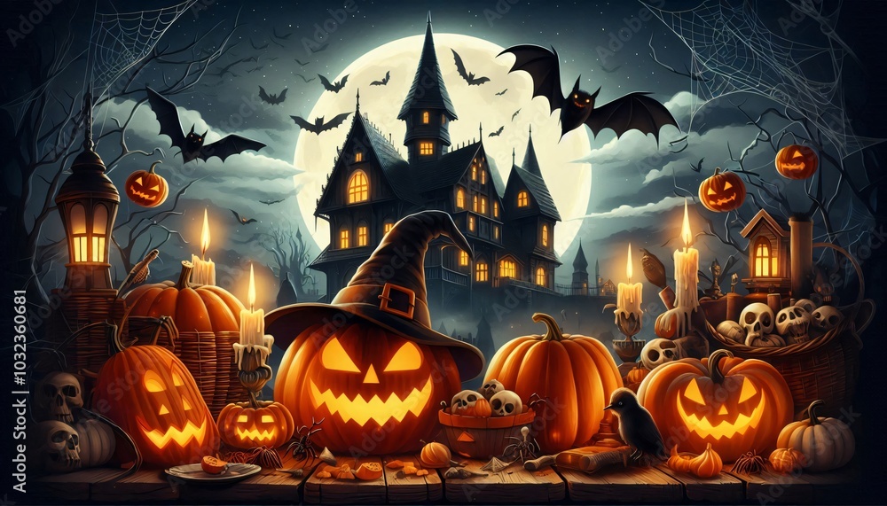 Halloween background, Hallow's Day. Halloween background, Hallow's Day.