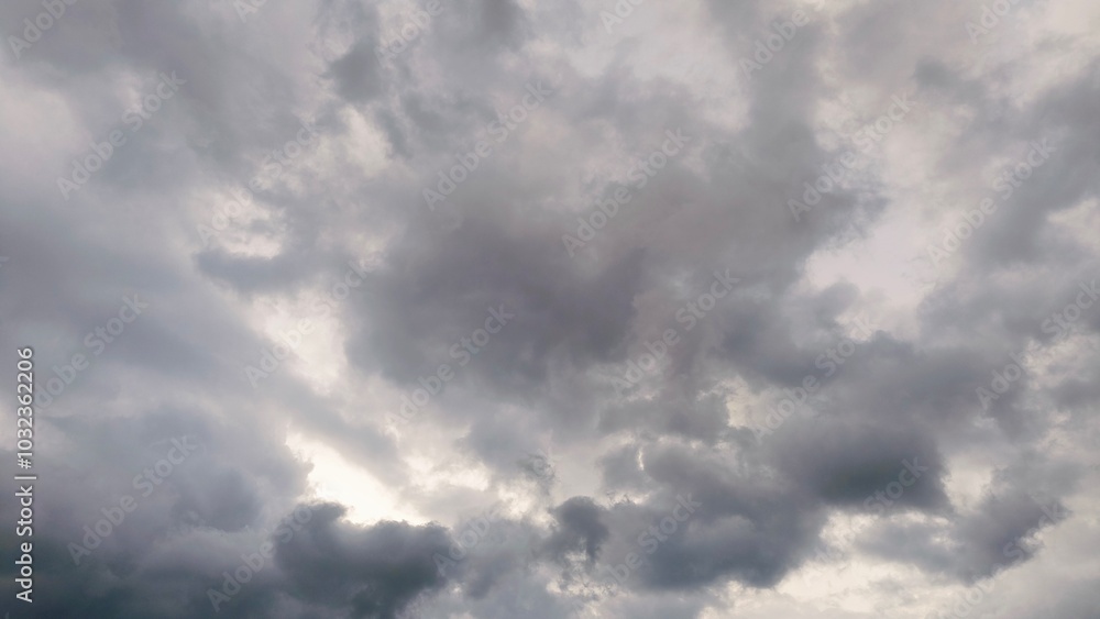 A beautiful weather and cloudy sky in rainy season A beautiful weather and cloudy sky in rainy season