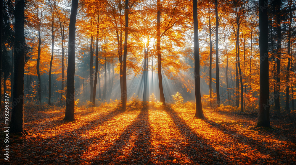 Obraz premium autumn in the woods