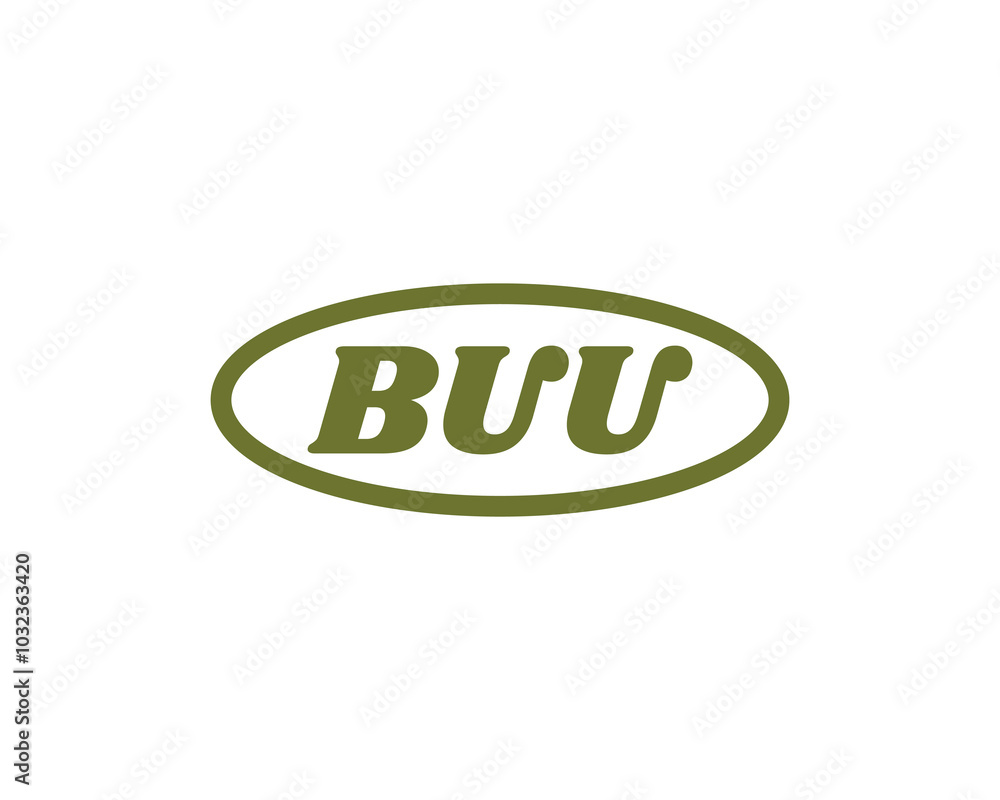 BUU Logo design vector template. BUU BUU Logo design vector template. BUU