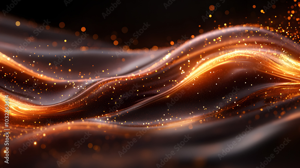 Inviting Close-Up of Molten Chocolate Flowing and Swirling in a Glossy Liquid with a Rich Brown Ambiance Inviting Close-Up of Molten Chocolate Flowing and Swirling in a Glossy Liquid with a Rich Brown Ambiance