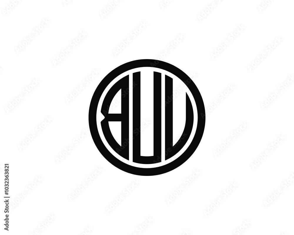 BUU Logo design vector template. BUU BUU Logo design vector template. BUU