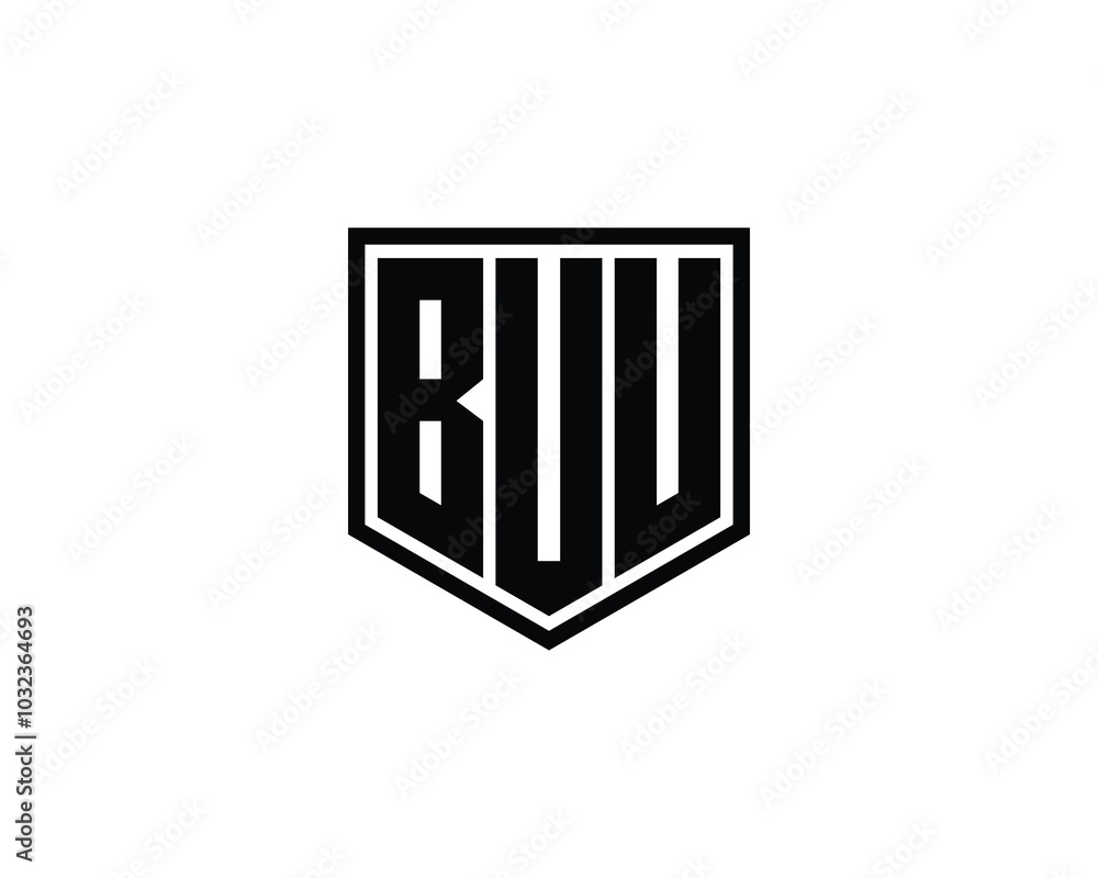 BUU Logo design vector template. BUU BUU Logo design vector template. BUU