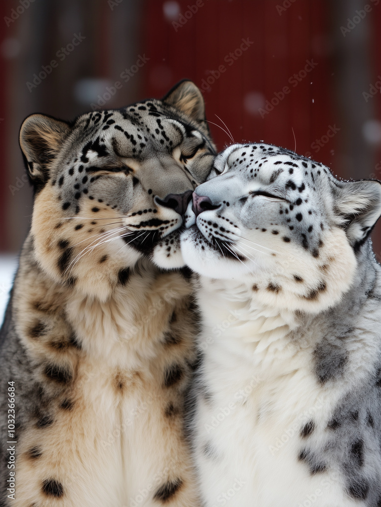 Fototapeta premium leopard on a branch