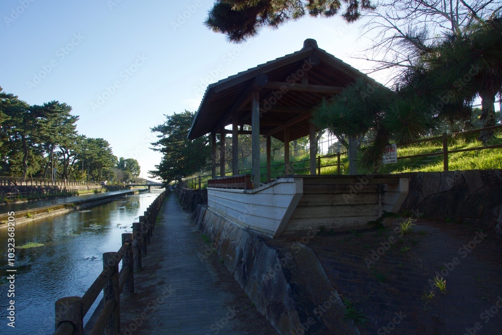 Fototapeta premium 酒津公園の秋 曼珠沙華 彼岸花