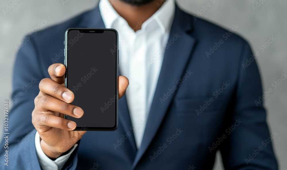 Professional Executive: Successful Manager Using Smartphone with Wireless Connection, Navigating Corporate Social Messaging. Professional Executive: Successful Manager Using Smartphone with Wireless Connection, Navigating Corporate Social Messaging.