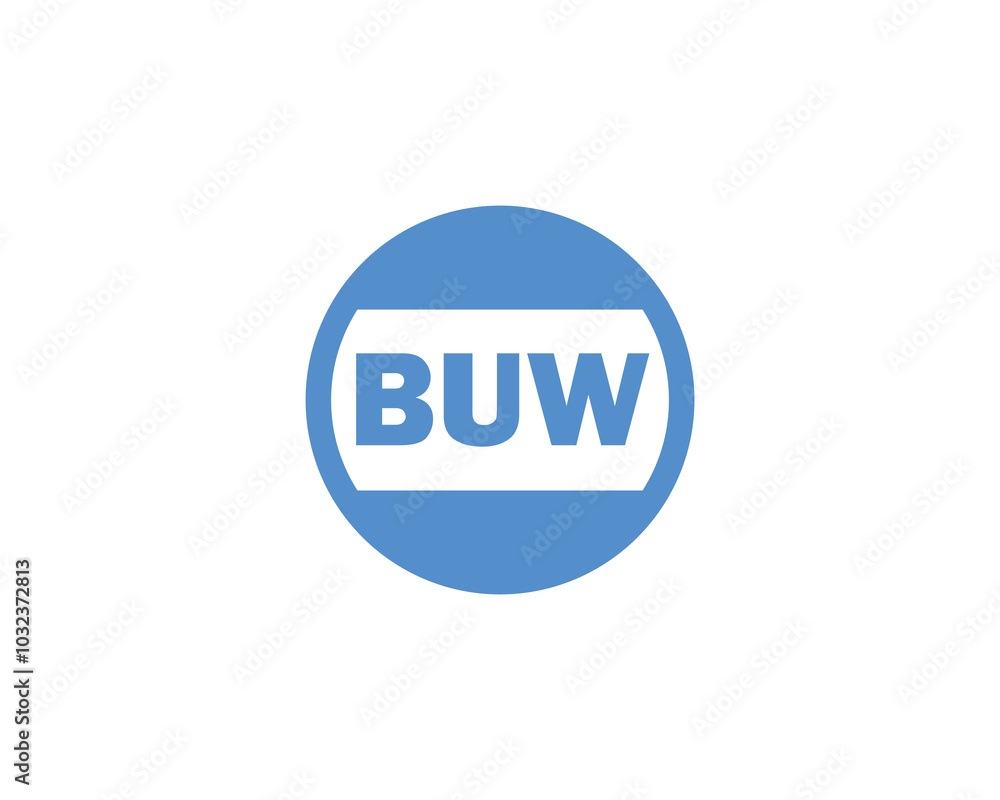BUW logo design vector template. BUW BUW logo design vector template. BUW