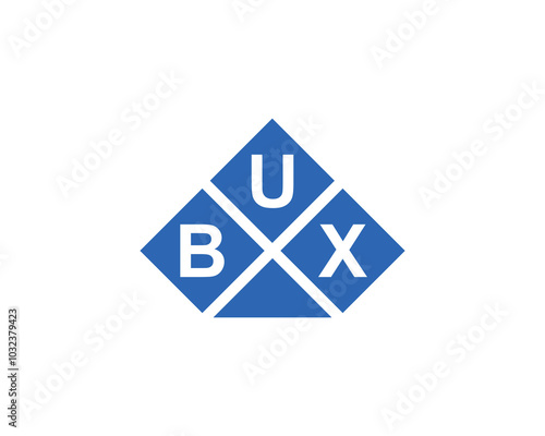 BUX logo design vector template. BUX photo