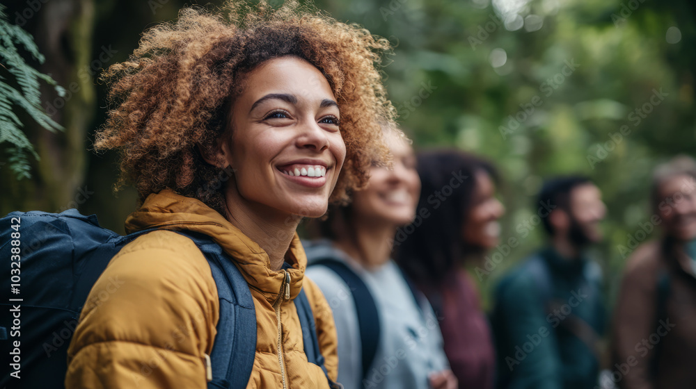 A group participating in a digital detox program, enjoying nature without their devices, focusing on mindfulness and connection A group participating in a digital detox program, enjoying nature without their devices, focusing on mindfulness and connection