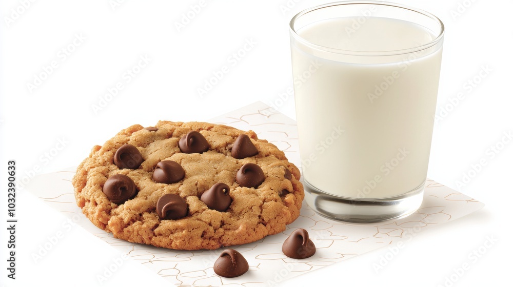 Cookies and Milk Perfect Snack Moment Cookies and Milk Perfect Snack Moment