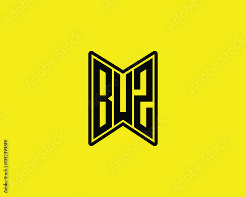 BUZ logo design vector template. BUZ
