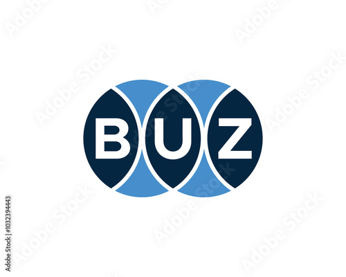 BUZ logo design vector template. BUZ