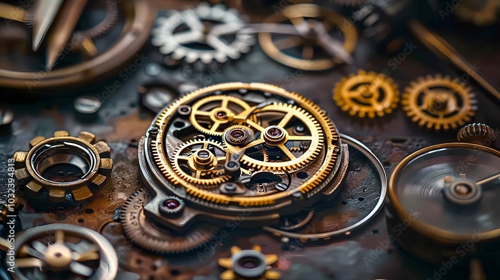 Intricate dismantled mechanical watch with detailed gears and springs on dark background, symbolizing precision and complexity in teardown analysis. Intricate dismantled mechanical watch with detailed gears and springs on dark background, symbolizing precision and complexity in teardown analysis.