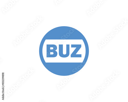 BUZ logo design vector template. BUZ