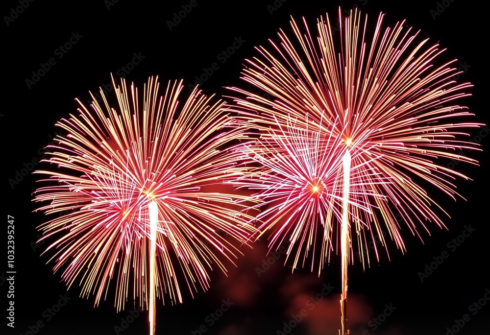 Double break vertical shells Large spherical fireworks that expl Double break vertical shells Large spherical fireworks that expl