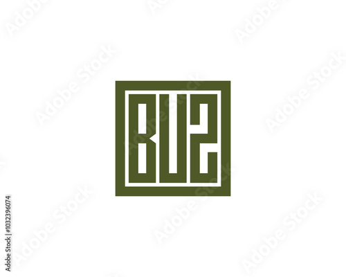 BUZ logo design vector template. BUZ