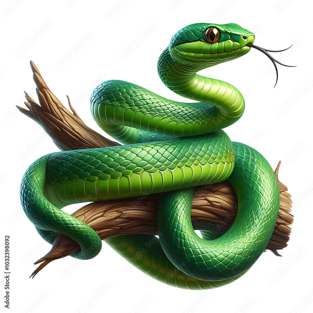Fototapeta premium Coiled Snake