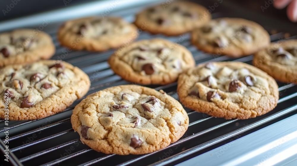 Chocolate Chip Cookies Cooling Chocolate Chip Cookies Cooling