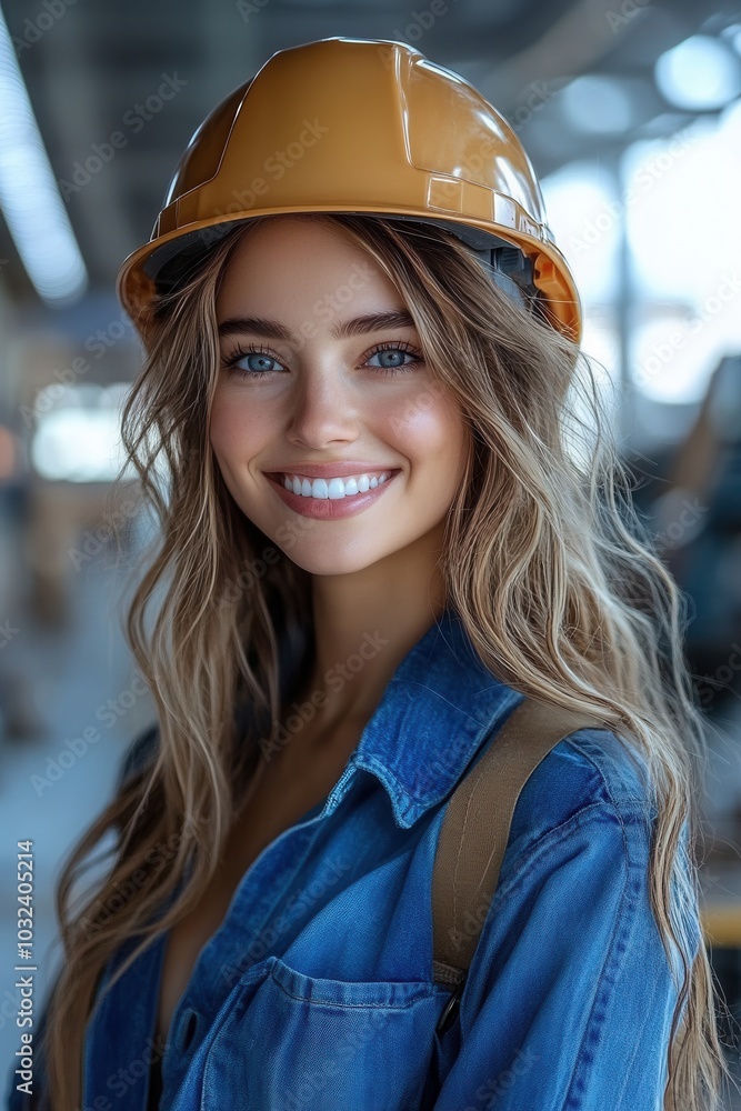 An energetic woman in a brown hard hat, seen engaged in a construction project, exemplifies the vitality and dedication essential in contemporary engineering careers. An energetic woman in a brown hard hat, seen engaged in a construction project, exemplifies the vitality and dedication essential in contemporary engineering careers.
