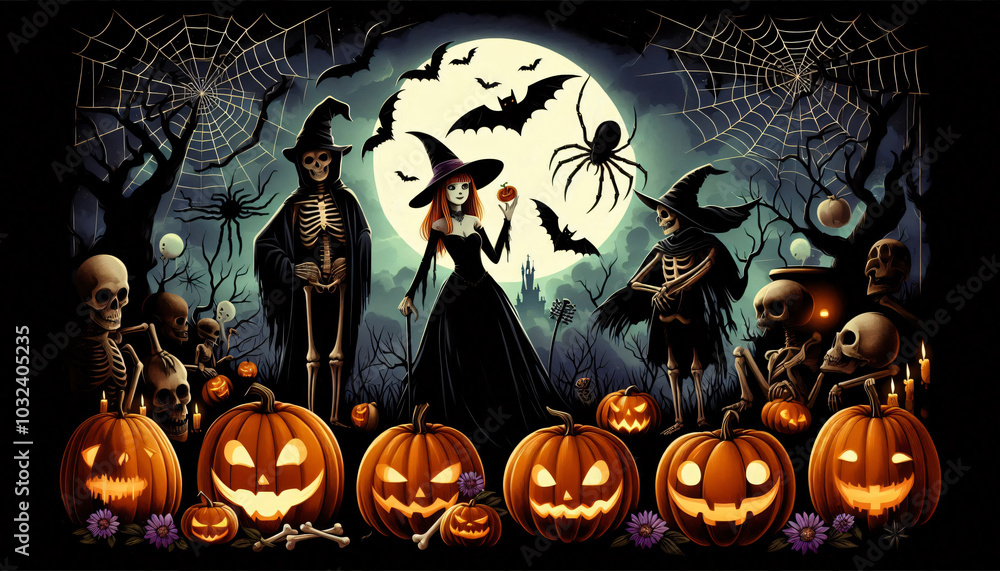 Halloween background, Hallow's Day. Halloween background, Hallow's Day.