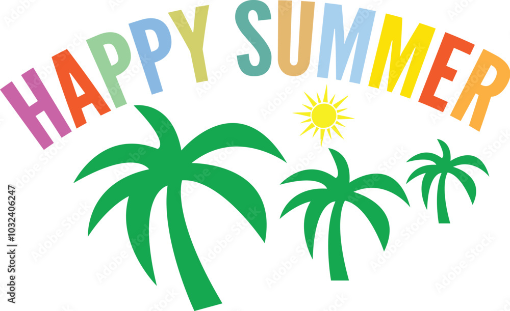Obraz premium summer lake design 