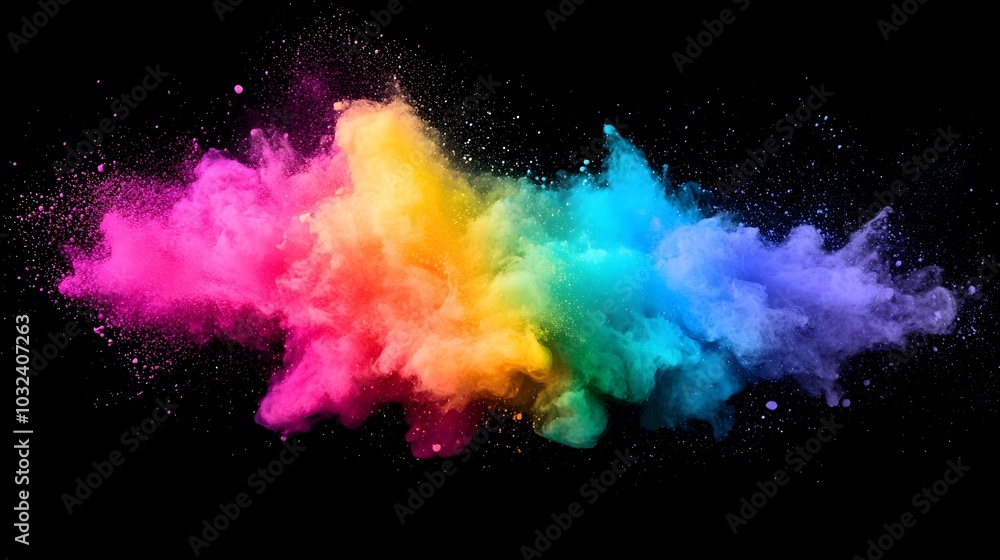 Explosive and Dynamic Burst of Bold Primary Colors Representing the Vibrant Energy and Creativity of the Process and Design Explosive and Dynamic Burst of Bold Primary Colors Representing the Vibrant Energy and Creativity of the Process and Design
