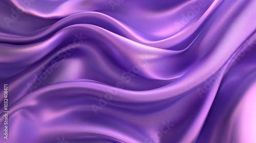 Wallpaper Mural Purple satin backdrop with smooth, flowing curves and a luxurious, silky texture Torontodigital.ca