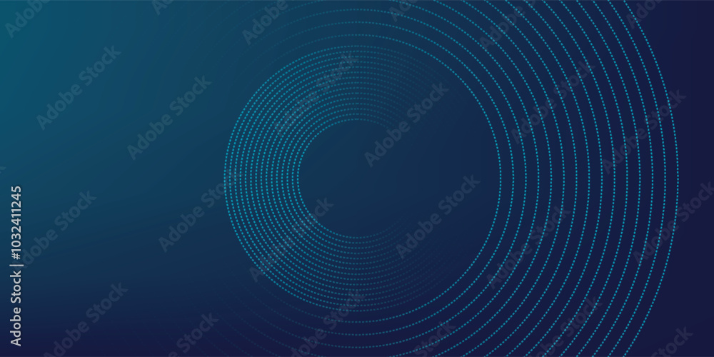 Abstract blue glowing geometric lines on dark blue background. Modern shiny blue circle lines pattern. Futuristic technology concept. Suit for cover, poster, banner, header, website.eps10 Abstract blue glowing geometric lines on dark blue background. Modern shiny blue circle lines pattern. Futuristic technology concept. Suit for cover, poster, banner, header, website.eps10