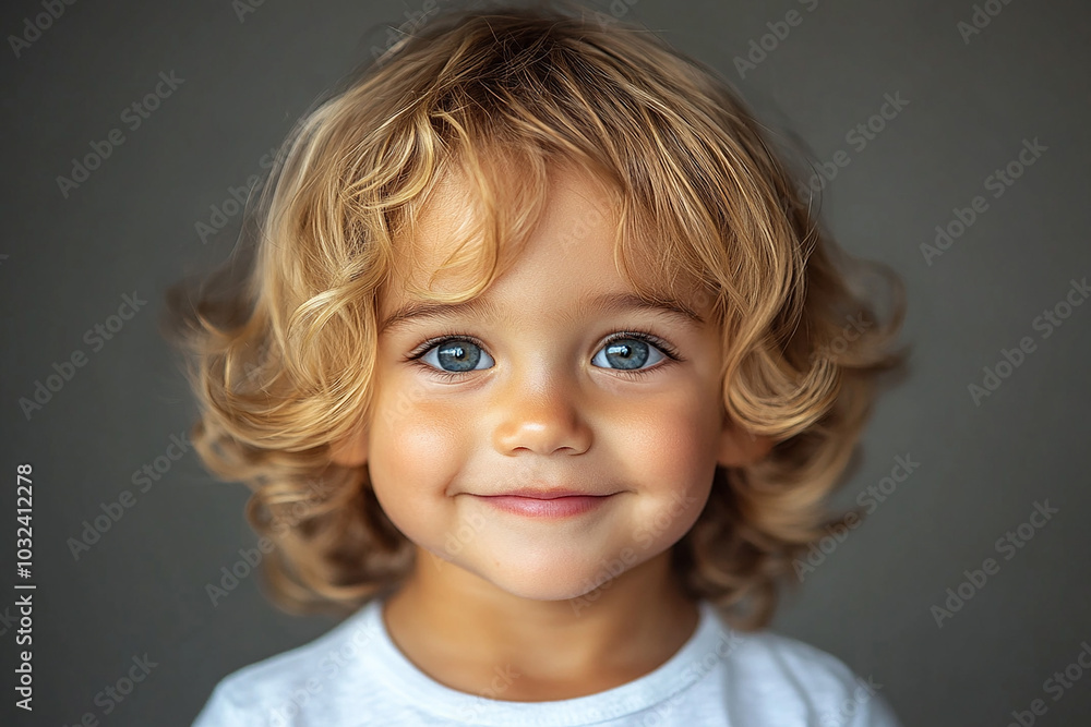 portrait of an white little boy with a smile portrait of an white little boy with a smile