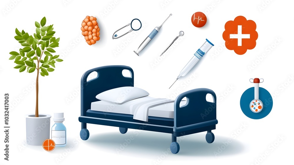 Detailed showcasing a comprehensive set of medical diagnostic and hospital care icons designed in a clean thin line style The icons depict various aspects of patient treatment Detailed showcasing a comprehensive set of medical diagnostic and hospital care icons designed in a clean thin line style The icons depict various aspects of patient treatment