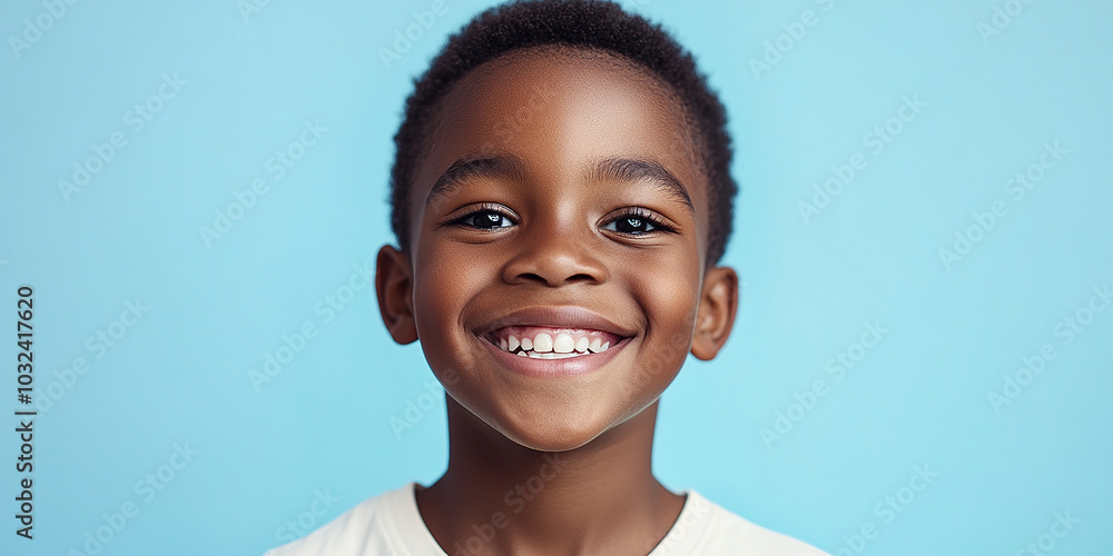 Black teenager boy on a studio background Black teenager boy on a studio background