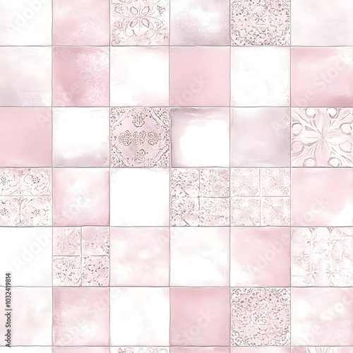 Pink Tile Wall