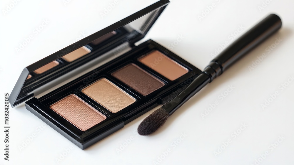 brush and palette for eyeshadows. Beauty is vital brush and palette for eyeshadows. Beauty is vital