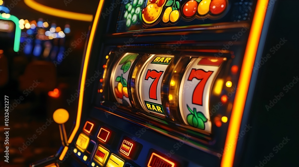 Colorful Slot Machine with Vibrant Design and Symbols Colorful Slot Machine with Vibrant Design and Symbols