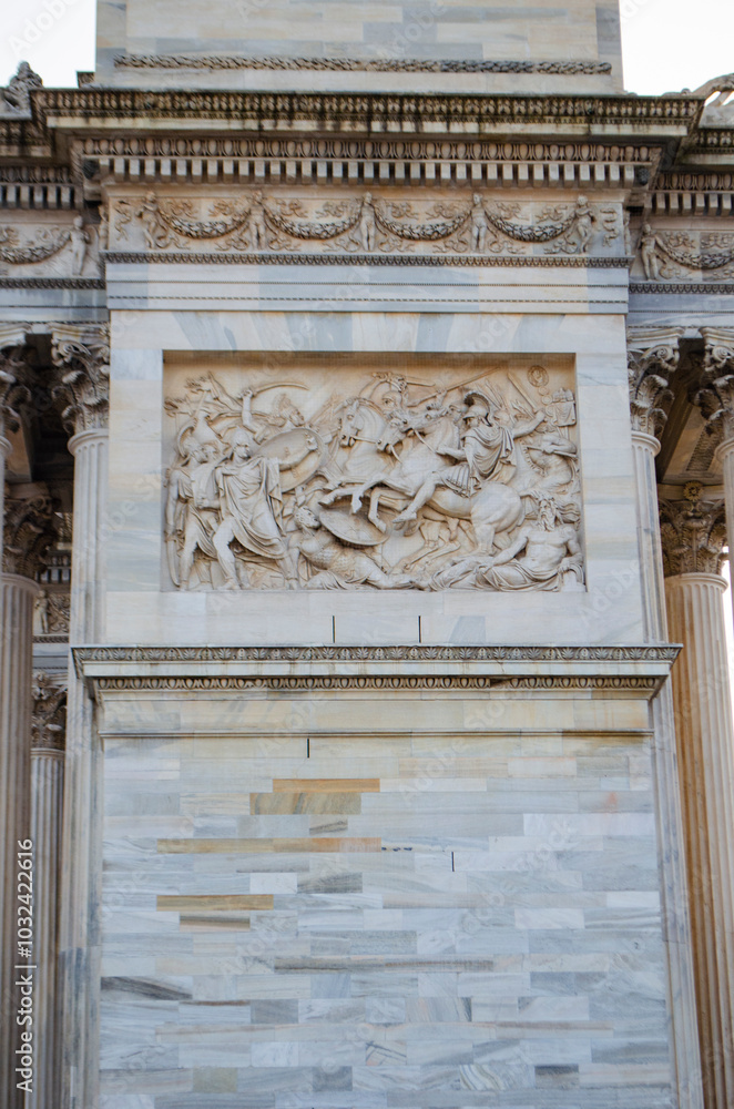 Obraz premium Arco della Pace, Milano, Italia.
